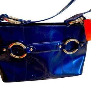 Faux Patent Leather Bag